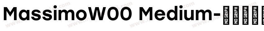 MassimoW00 Medium字体转换
